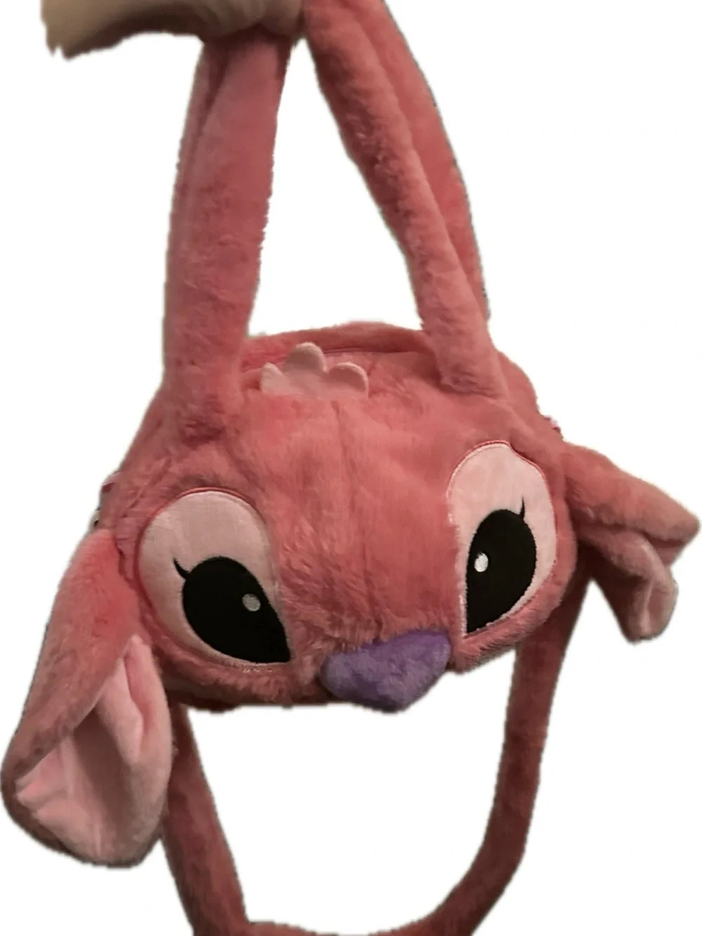 Pink Plush Bunny Handbag - Cute Character Purse